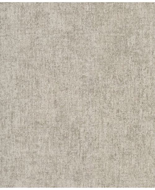 Warner Textures 27 X 324 Brienne Khaki Linen Texture Wallpaper