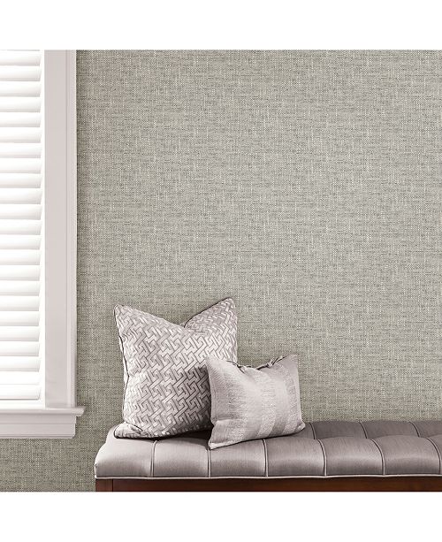 Nuwallpaper 216 X 20 5 Poplin Texture Peel Stick Wallpaper