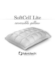 Fabrictech Cooling Memory Fiber Pillow Queen, White