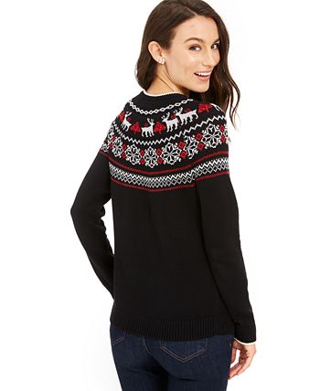 Metallic fair store isle sweater