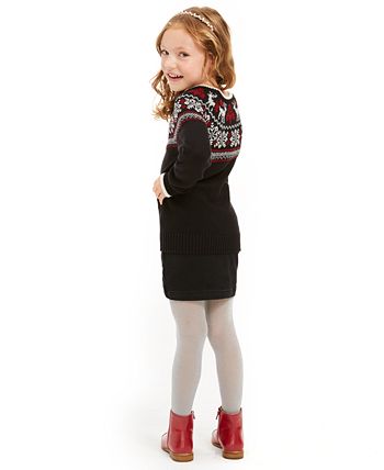 Charter Club Little Girls Fair Isle Family Sweater, Created for Macy's ...