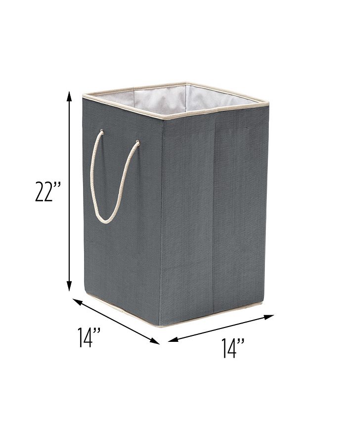 Honey Can Do Resin Clothes Hamper, Gray Macy's