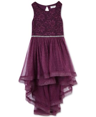 macy's plus size purple dresses