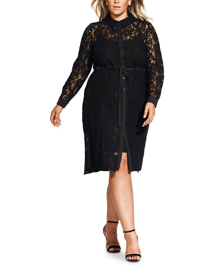 City chic shirt dress on sale