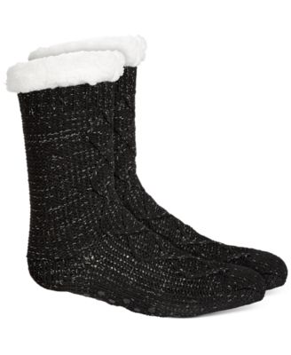 womens fur socks