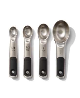 Good Grips Set of 4 Stainless Steel Magnetic Measuring Spoons