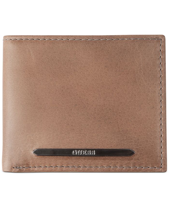 GUESS Men's RFID Leather Passcase Wallet Macy's