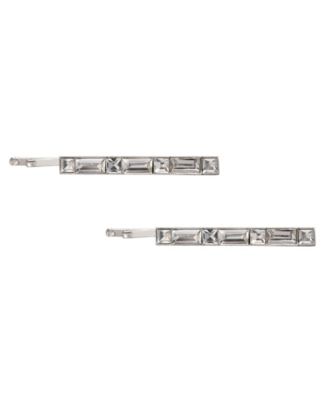 Kristall-Bobby-Pins – Silberfarbene Haarspangen Mit Glitzer, Ca. 8 Cm Lang, Für Hochzeit & Party