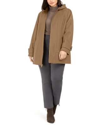 London Fog - Plus Size Hooded Coat