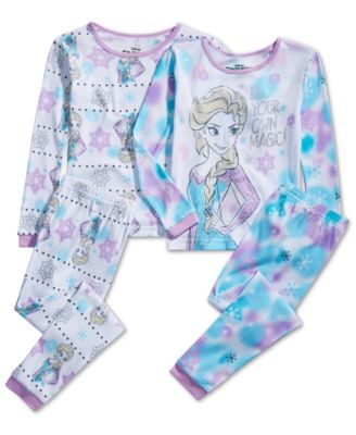 AME - Little & Big Girls 4-Pc. Cotton Frozen Pajama Set