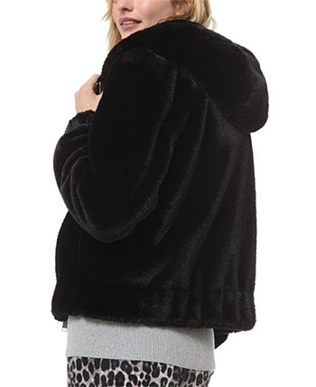 Michael Kors - Hooded Faux-Fur Jacket, Regular & Petite Sizes