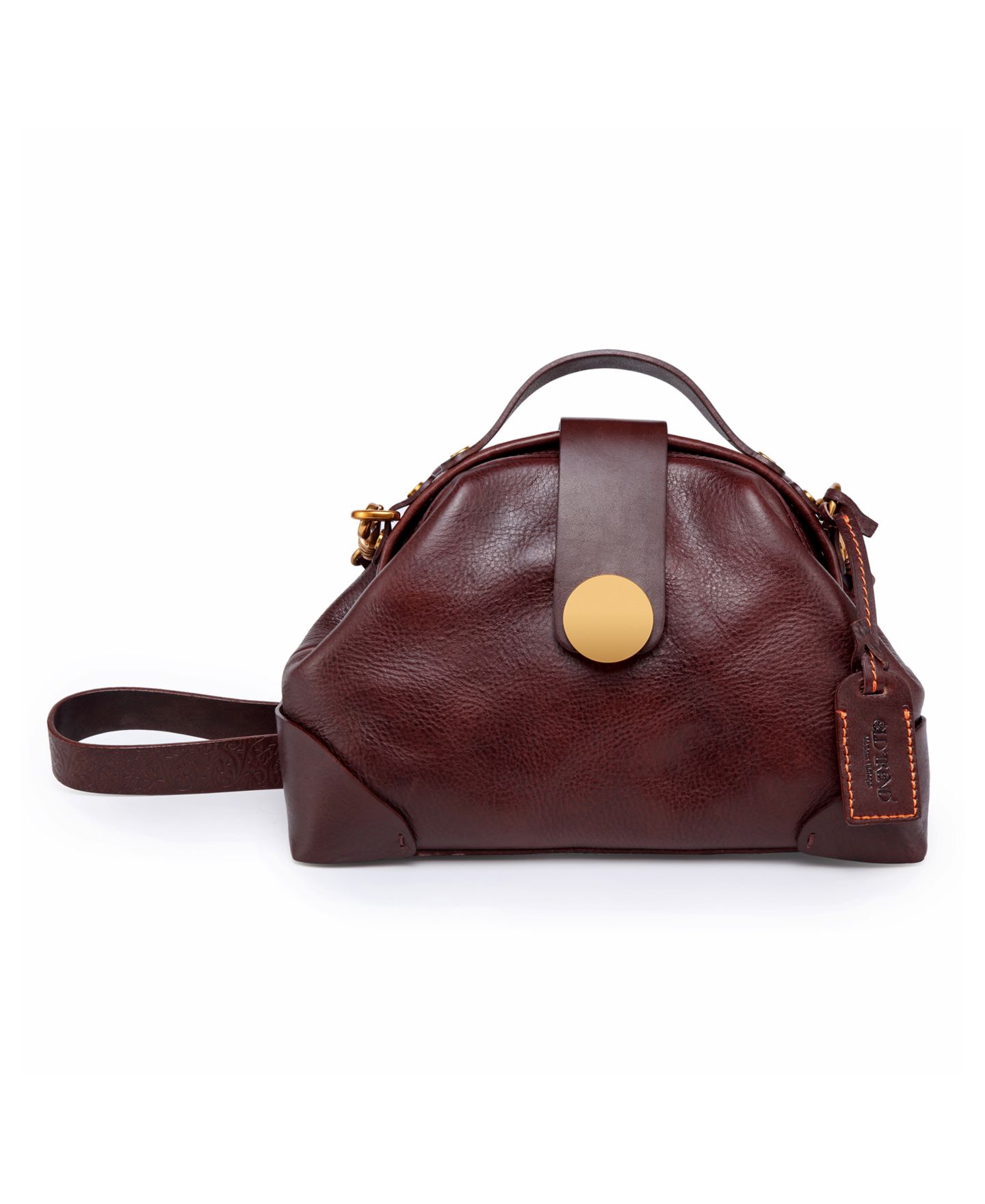 Женская сумка OLD TREND Gypsy Soul Small Leather Crossbody, цвет: Коричневый — фото 1