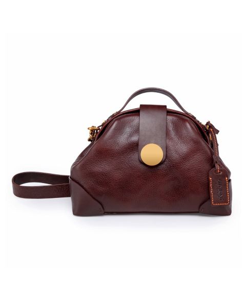 Женская сумка OLD TREND Gypsy Soul Small Leather Crossbody, цвет: Коричневый