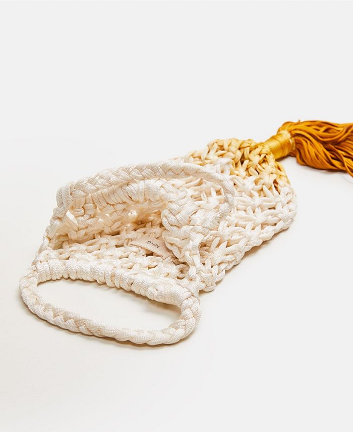 MANGO Tie-Dye Crochet Bag - Macy's