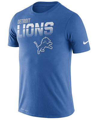 Nike Men's Detroit Lions Sideline Legend Line of Scrimmage T-Shirt ...