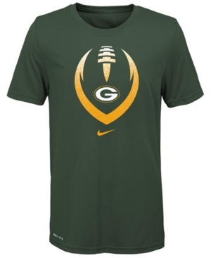 Nike Big Boys Green Bay Packers Football Icon T-Shirt
