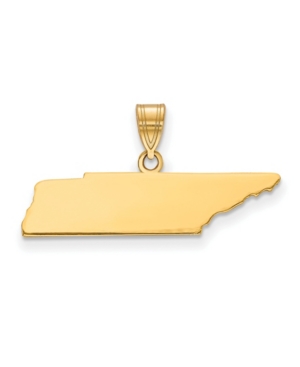 Macy's State Charm In 14k Yellow Gold In Tennesse