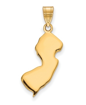 Macy's State Charm In 14k Yellow Gold In New Jersey