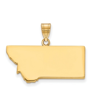 Macy's State Charm In 14k Yellow Gold In Montana