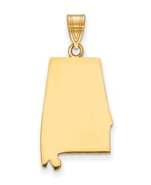 Macy's State Charm In 14k Yellow Gold In Alabama