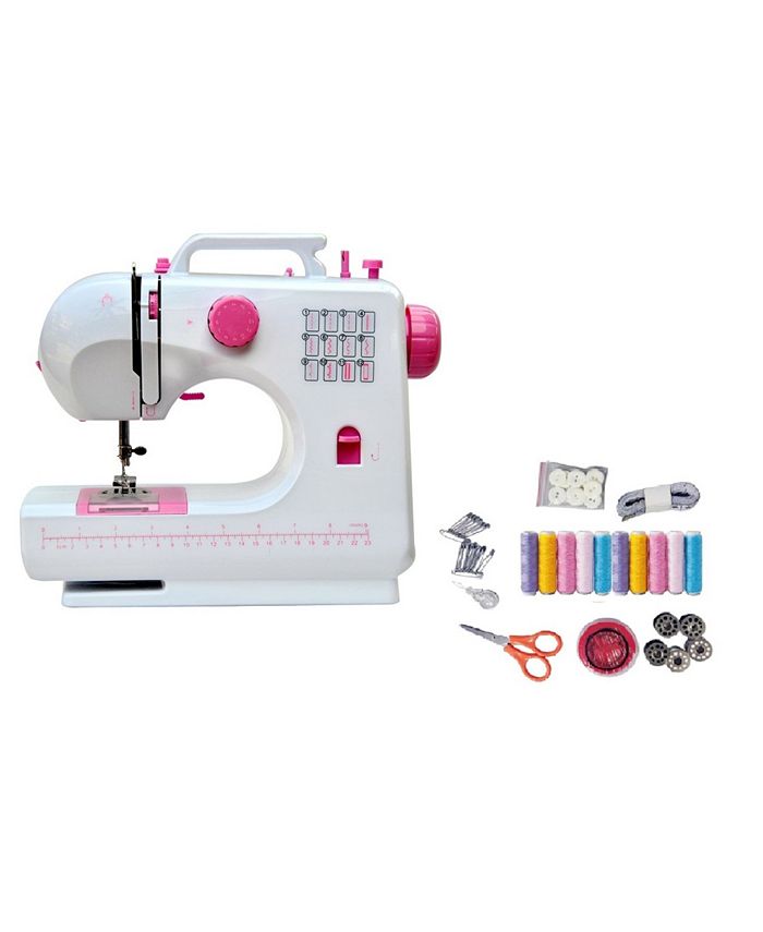 Desktop sewing machine with sewing kit and electric scissors LSS