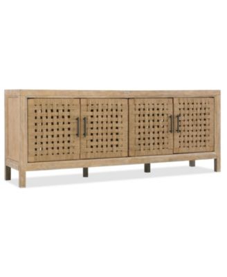 Hooker Furniture - Wabi Sabi 76in Woven Door Entertainment Console
