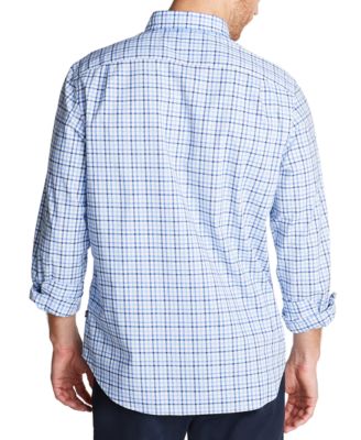 Chemise Nautica Homme à Carreaux Bleus - Taille 2XL, Manches Longues, état Quasi Neuf