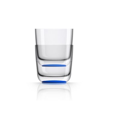 Palm Outdoor Australia - Whisky Tumbler with Klein-blue non-slip base, Set of 2
