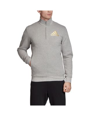 adidas quarter zip pullover mens