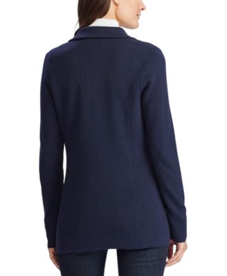 ralph lauren petite sweater blazer