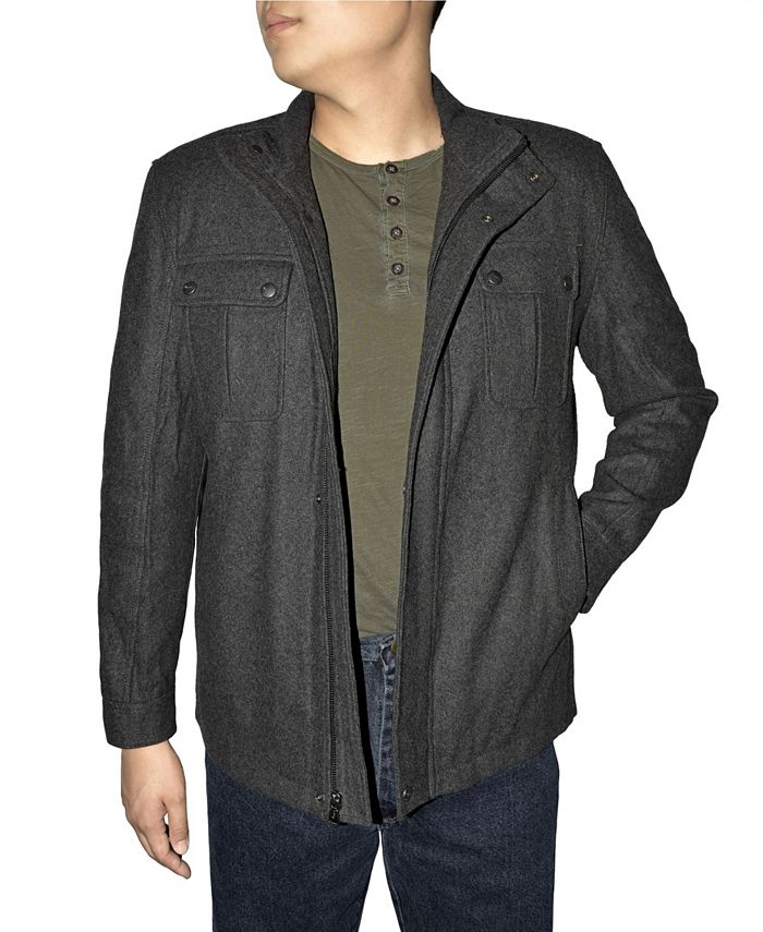 Victory Sportswear Retro Men's Wool Blend Jacket & Reviews - Coats ...