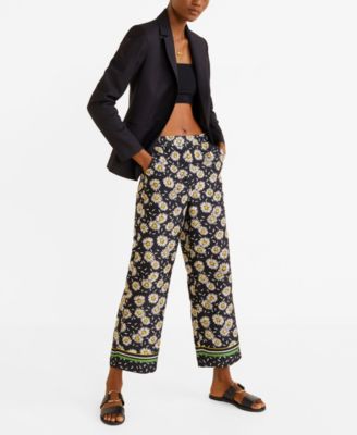 MANGO Floral Print Trousers \u0026 Reviews 