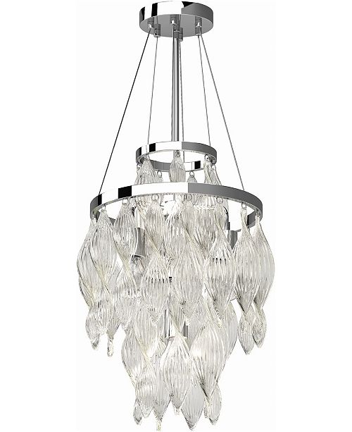 Genevieve 4 Light Semi Flush Mount Ceiling Fixture