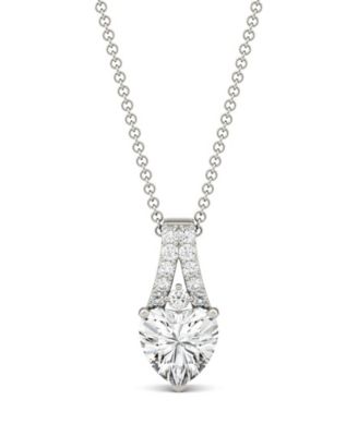 charles and colvard diamond necklace