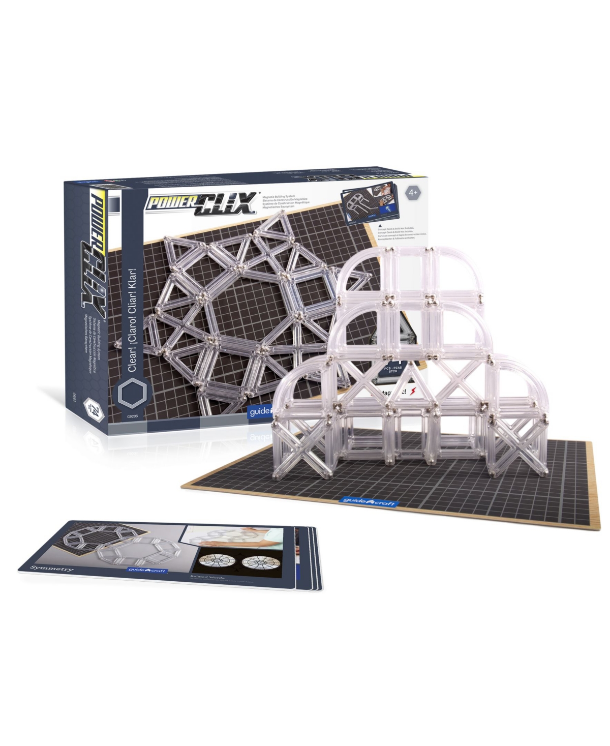 Guidecraft, Inc Guidecraft Power Clix Frames Clear In Multi-color
