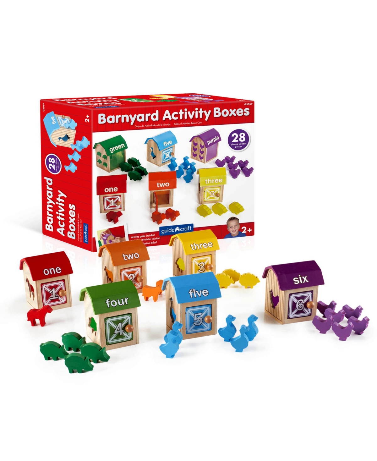 Guidecraft, Inc Guidecraft Barnyard Activity Boxes In Multi-color