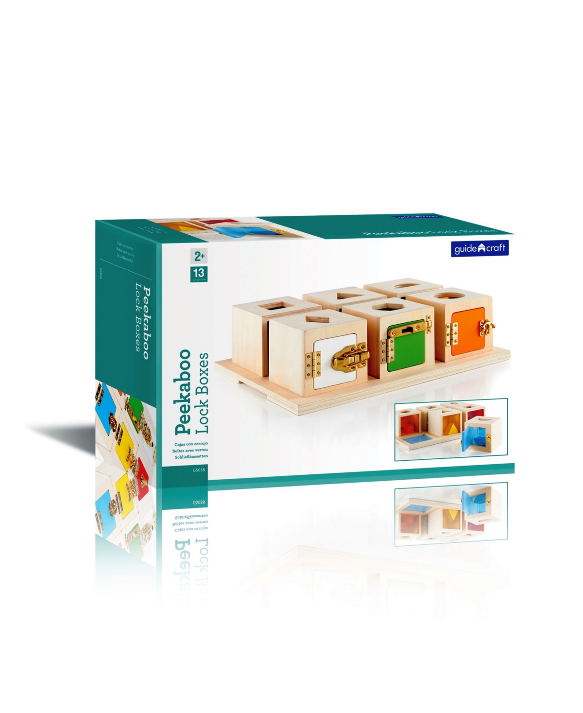 Shop Guidecraft, Inc Guidecraft Peekaboo Lock Boxes In Multi-color