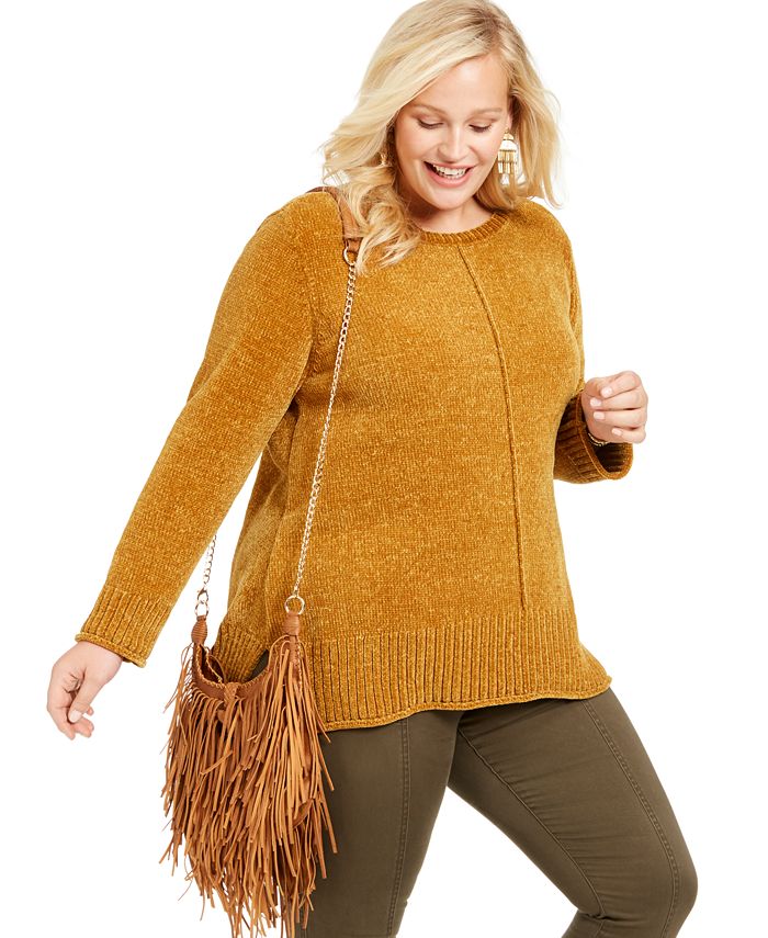 Style And Co Plus Size Chenille Sweater Created For Macys Macys
