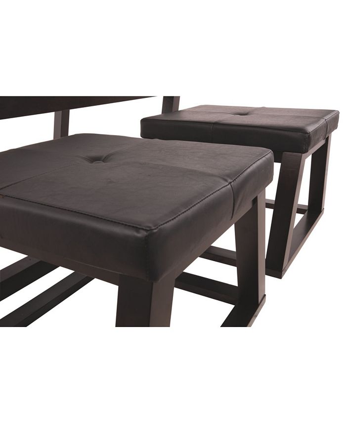 Signature Design By Ashley Ashley Furniture Kelton Coffee Table with Nesting Stools Macy's