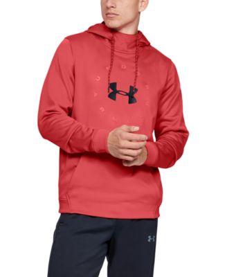 red under armour hoodie mens