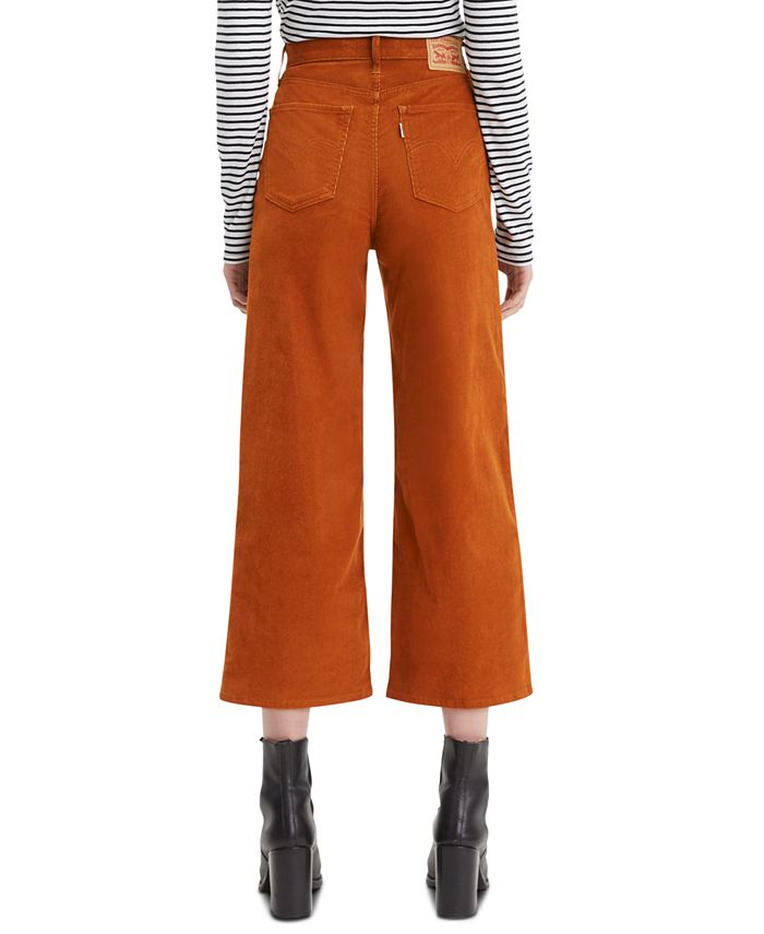 levi wide leg corduroy pants