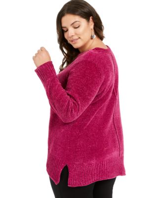 Style & Co Plus Size Chenille Sweater, Created for Macy's