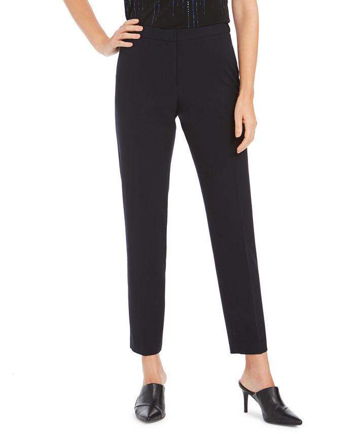 Calvin Klein Highline Slim Straight-Leg Dress Pants & Reviews - Pants &  Capris - Women - Macy's