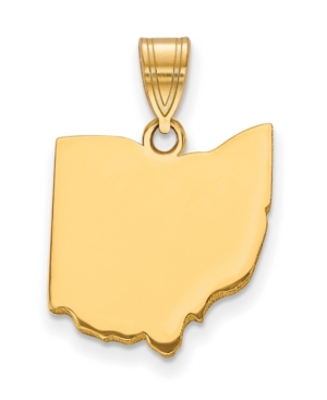 Macy's State Charm In 14k Yellow Gold In Ohio
