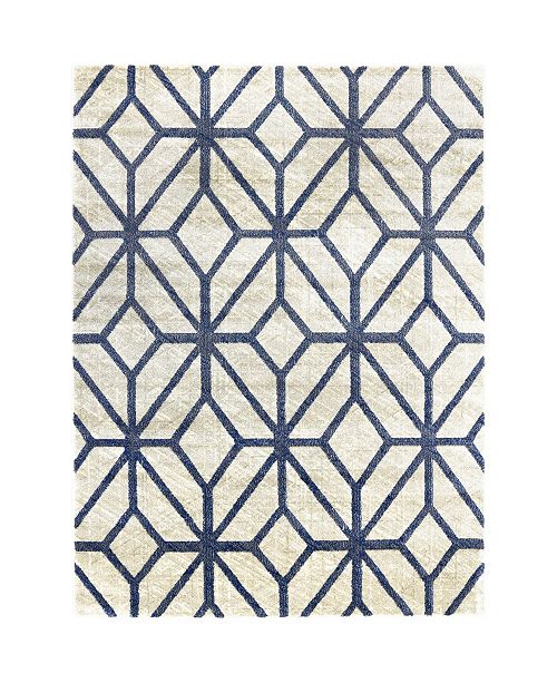 Trina Turk Tanja Modern Blue 5 2 X 7 2 Area Rug Reviews Rugs