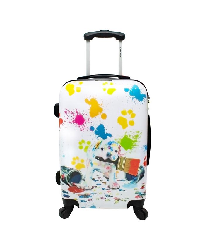 Chariot Paint 3Piece Hardside Luggage Set Macy's