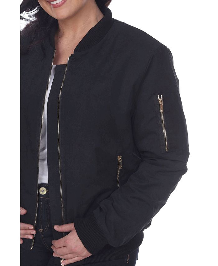 White Mark Plus Size Bomber Jacket Macy's
