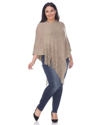 plus size ponchos and wraps