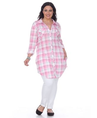 Plus Piper Stretchy Plaid Tunic