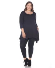 Plus size tunics and leggings sale